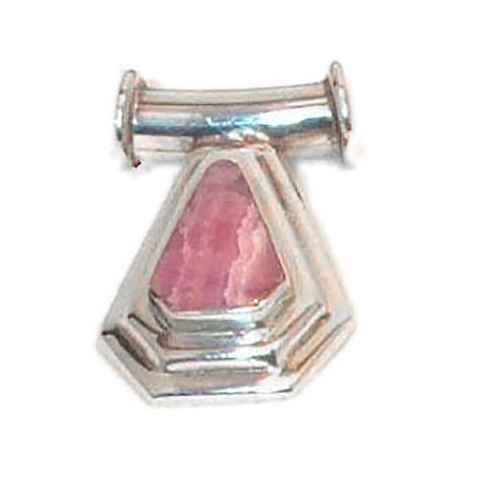 Tubular Relieved Sterling Silver Charm - Image 2