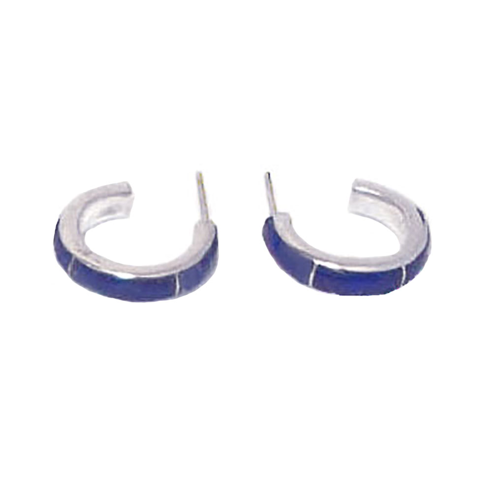 Cleo Sterling Silver Hoop Earrings - Image 2