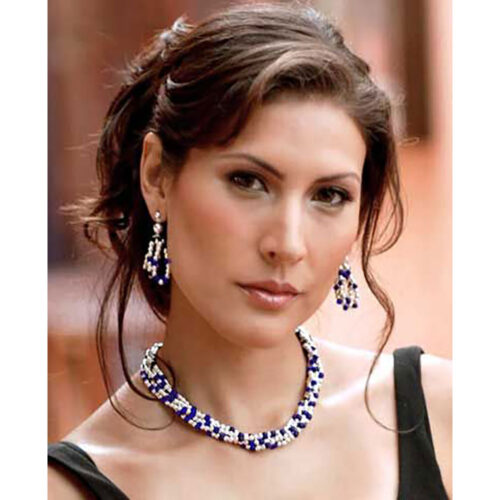 Sterling Silver Beads with Lapis Lazuli Accents Necklace