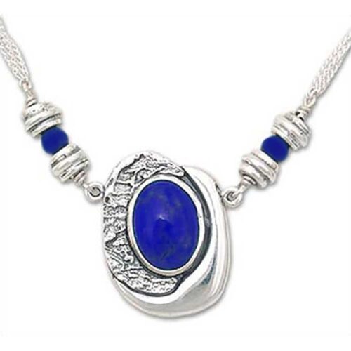 Hidden Treasure Lapis Lazuli Semi Collar