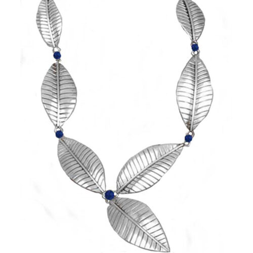 Lapis Lazuli Foliage Necklace