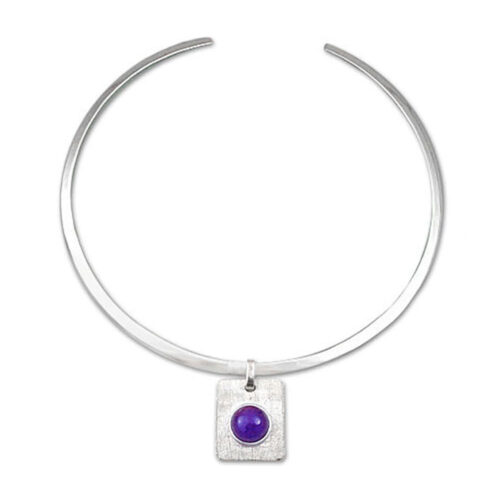 Sterling Silver and Lapis Lazuli Slidder and Charm Necklace