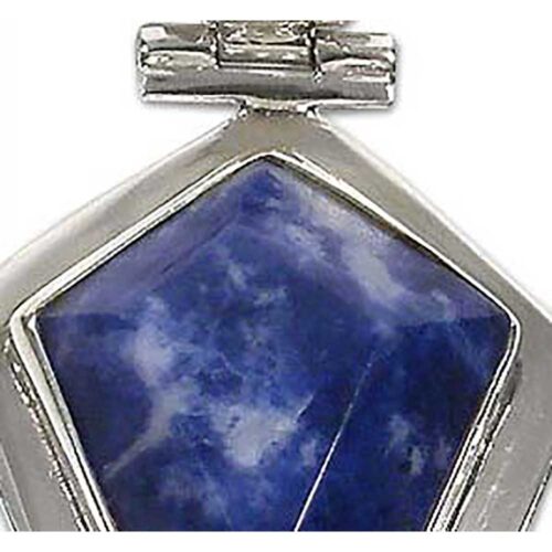 Sterling Silver and Lapis Lazuli Arrowhead Necklace