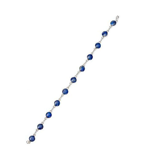 Chained Sterling Silver Small Module Bracelet or Anklet