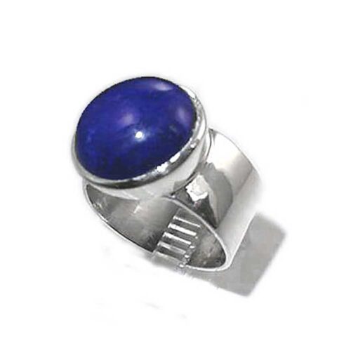 Sterling Silver Round Cabochon Ring