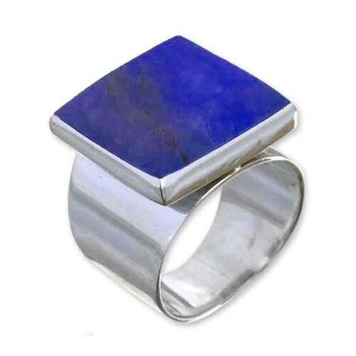 Sterling Silver Meseta Lapis Lazuli Ring