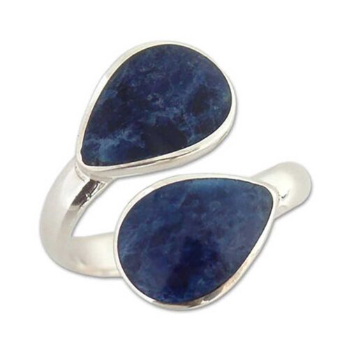 Large Open Link Sterling Silver Ring