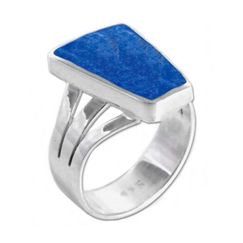 Sterling Silver and Lapis Lazuli Cocktail Ring
