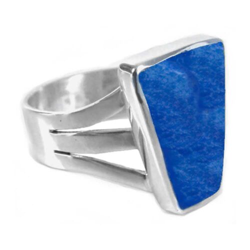 Sterling Silver and Lapis Lazuli Cocktail Ring
