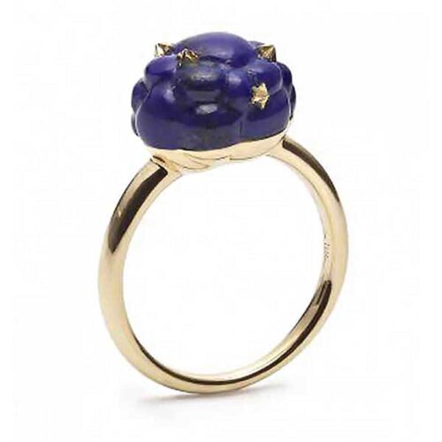 Vermeil and Lapis Lazuli Cloud Ring