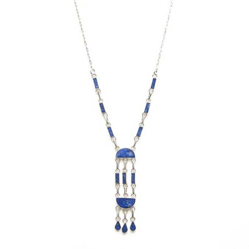 Pichi Lapis Lazuli Chandelier Semi Collar