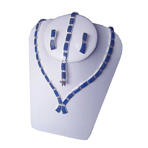 Single Ribbon Shaped Lapis Lazuli Set