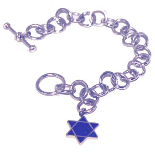 Reversible Star of David Toggle Bracelet