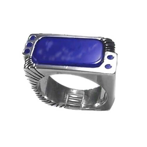 Sterling Silver Rectangular Cabochon Ring