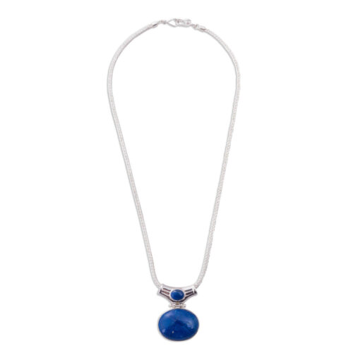 Sterling Silver and Lapis Lazuli Wisdom Charm