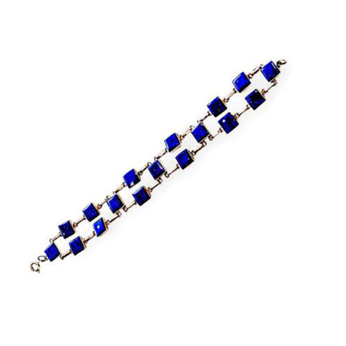 Sterling Silver Anika Double-Chained Module Bracelet