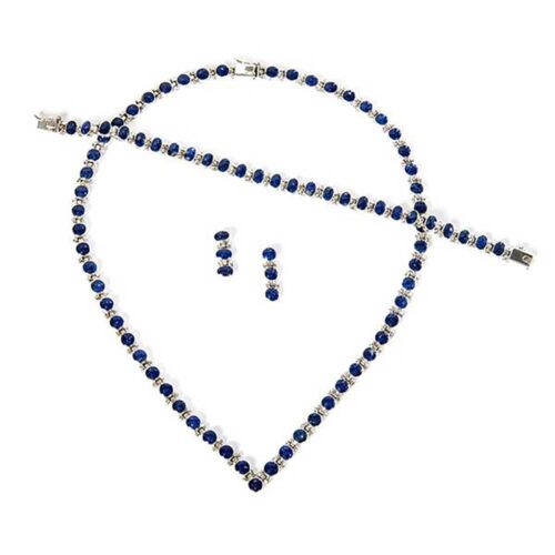 Kabah Lapis Lazuli and Sterling Silver Set