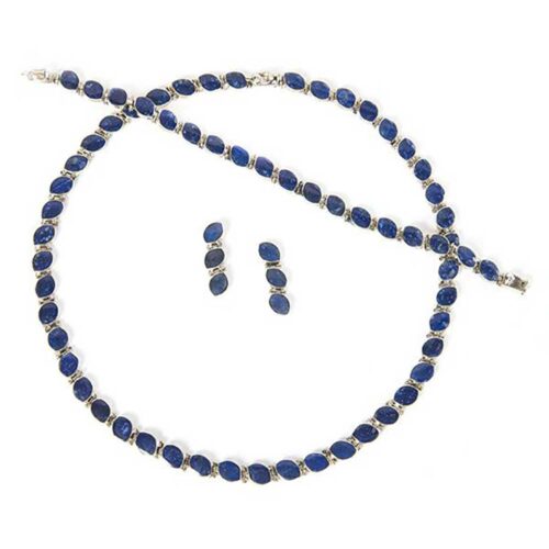 Balanca Lapis Lazuli and Sterling Silver Set