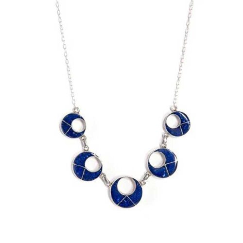 Kukuyu Lapis Lazuli and Sterling Silver Semi Collar