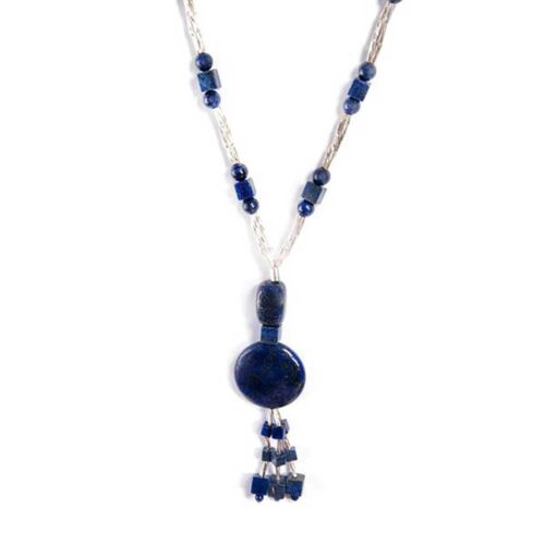 Timta Sterling Silver and Lapis Lazuli Semi Collar