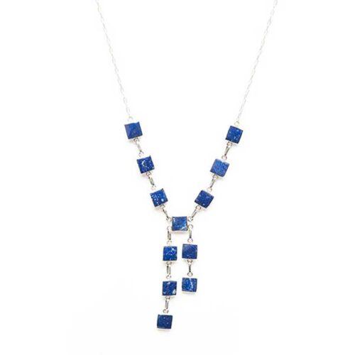 Itzel Sterling Silver Square Semi Collar