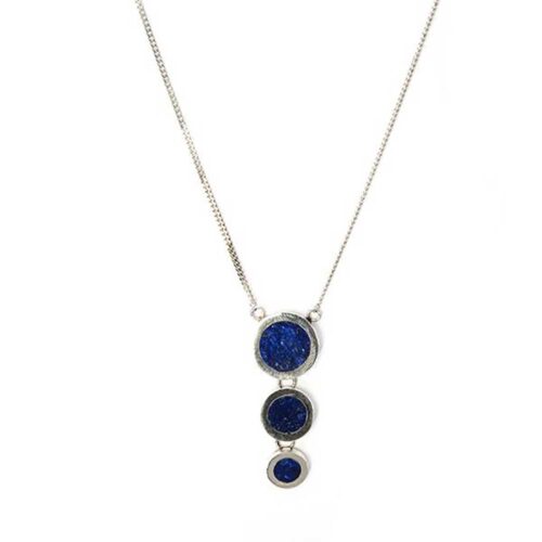 Zazil Lapis Lazuli and Sterling Silver Semi Collar