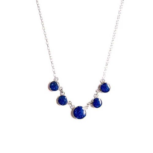Nayra Sterling Silver Round Semi Collar