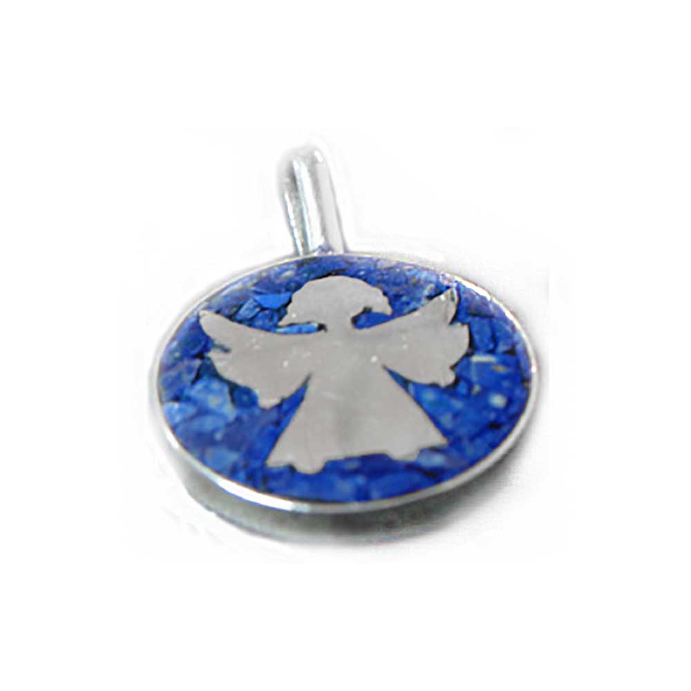 Lapis Lazuli Angel Charm