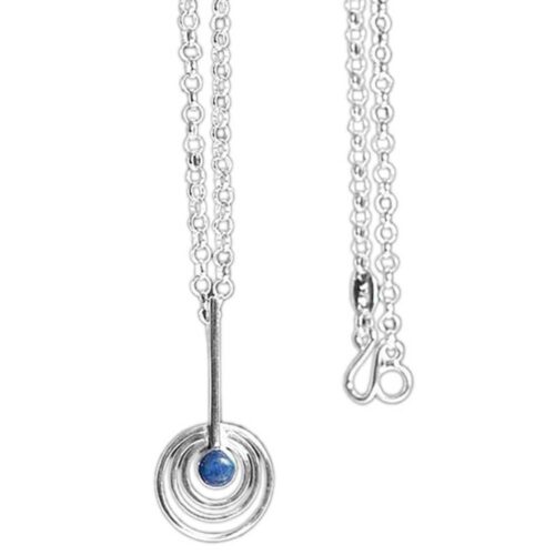 Sterling Silver and Lapis Lazuli Constellation Necklace