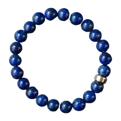 Laguna Lapis Lazuli and 18K Gold Beaded Bracelet Set