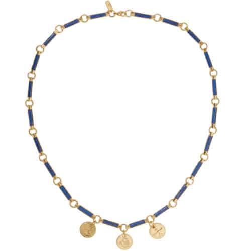 Celestia Karma, Wholeness and Dream 18K Gold Lapis Lazuli Necklace